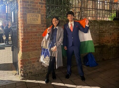 Angad Singh speaking about his Oxford debate, sharing perspectives on key issues during an exclusive interview.