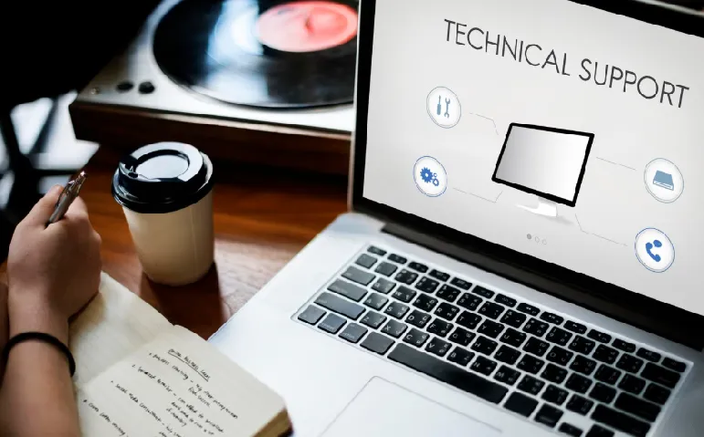IT support technician providing website maintenance and technical assistance